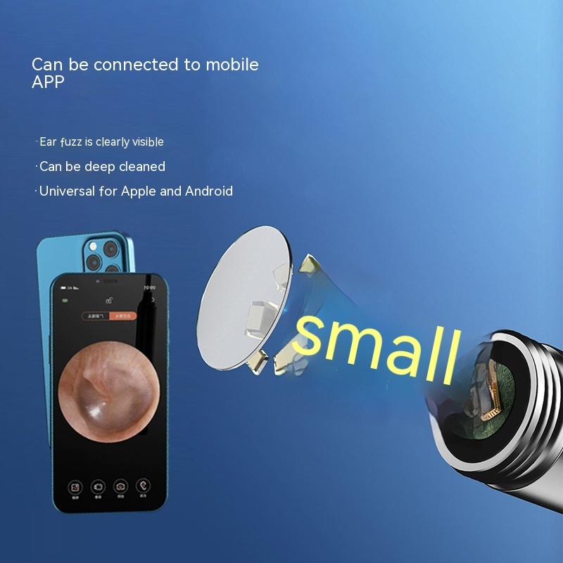 Stainless Steel Intelligent Wireless Visual Earpick Luminous Tool - Image 2