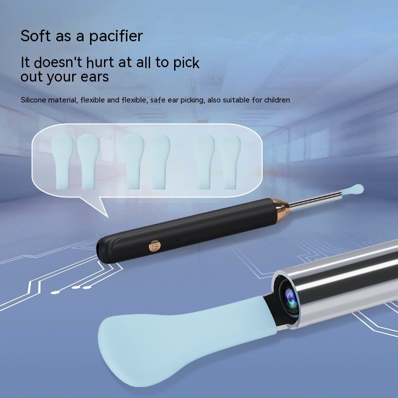 Stainless Steel Intelligent Wireless Visual Earpick Luminous Tool - Image 3